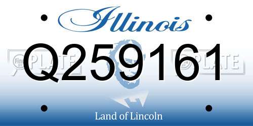 Q259161 Illinois License Plate