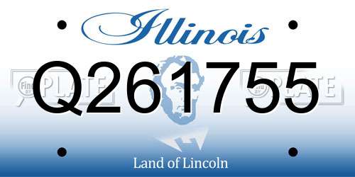 Q261755 Illinois License Plate