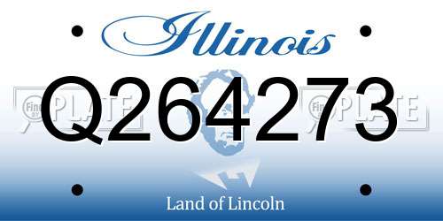 Q264273 Illinois License Plate