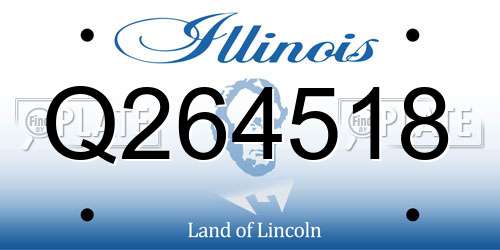 Q264518 Illinois License Plate