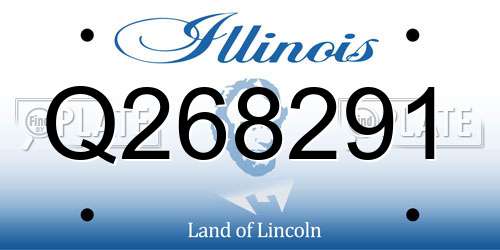 Q268291 Illinois License Plate
