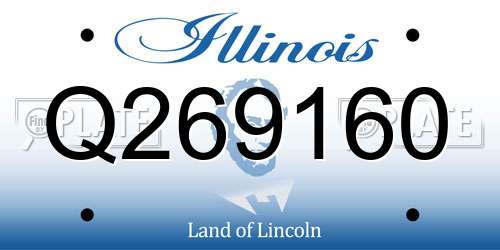 Q269160 Illinois License Plate