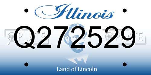 Q272529 Illinois License Plate
