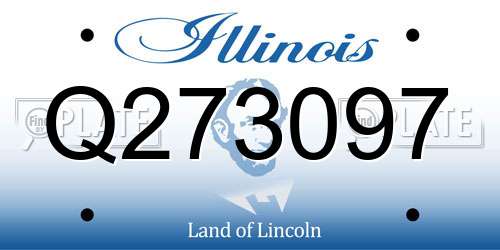 Q273097 Illinois License Plate