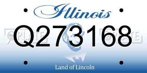 Q273168 Illinois License Plate