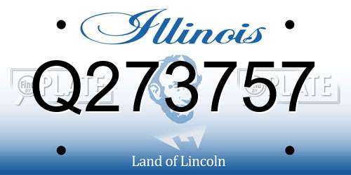 Q273757 Illinois License Plate