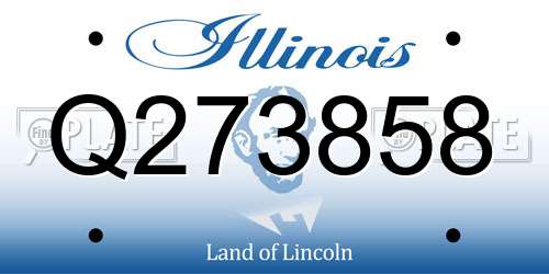 Q273858 Illinois License Plate