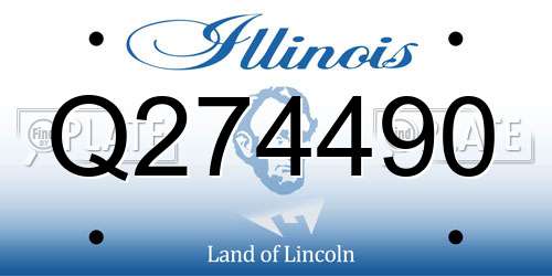 Q274490 Illinois License Plate