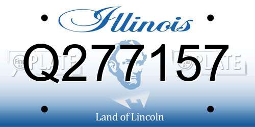 Q277157 Illinois License Plate