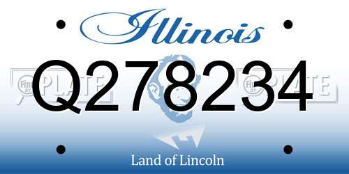 Q278234 Illinois License Plate