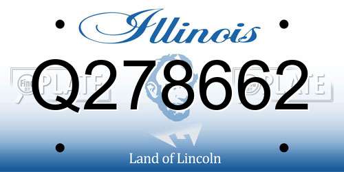 Q278662 Illinois License Plate