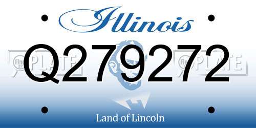 Q279272 Illinois License Plate