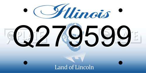 Q279599 Illinois License Plate