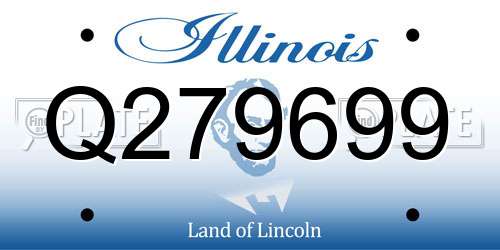 Q279699 Illinois License Plate