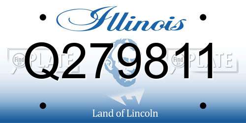 Q279811 Illinois License Plate