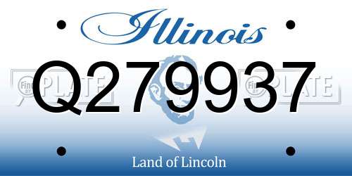 Q279937 Illinois License Plate