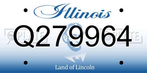 Q279964 Illinois License Plate