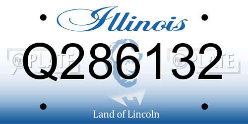 Q286132 Illinois License Plate