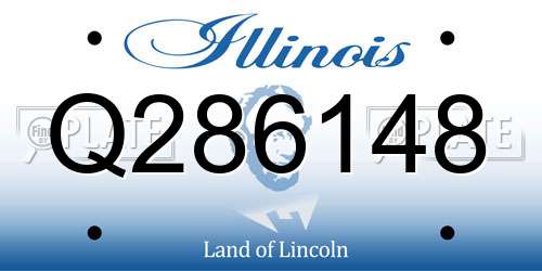 Q286148 Illinois License Plate