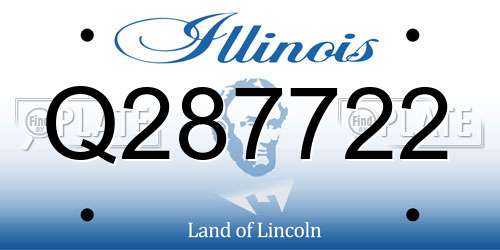 Q287722 Illinois License Plate