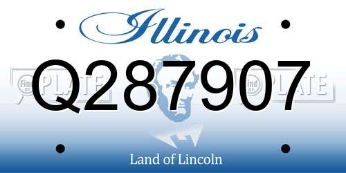 Q287907 Illinois License Plate