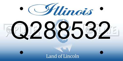 Q288532 Illinois License Plate