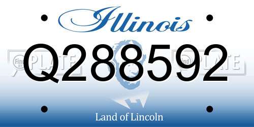 Q288592 Illinois License Plate