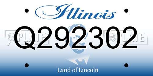 Q292302 Illinois License Plate