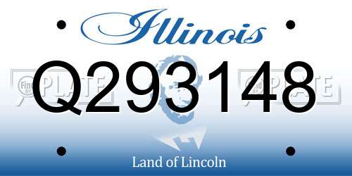 Q293148 Illinois License Plate