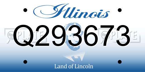 Q293673 Illinois License Plate