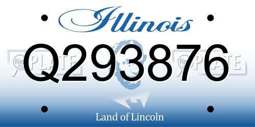 Q293876 Illinois License Plate