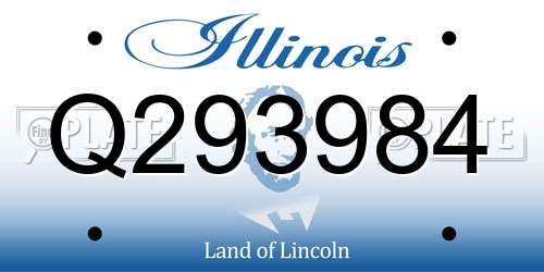 Q293984 Illinois License Plate