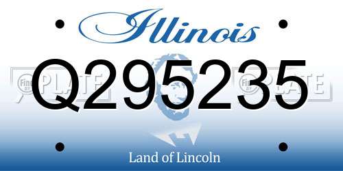 Q295235 Illinois License Plate