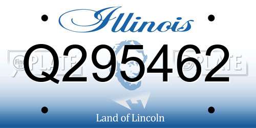 Q295462 Illinois License Plate