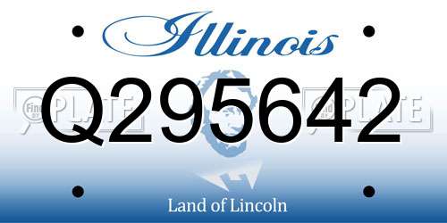 Q295642 Illinois License Plate