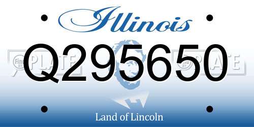 Q295650 Illinois License Plate