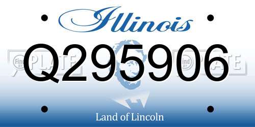 Q295906 Illinois License Plate