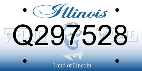 Q297528 Illinois License Plate