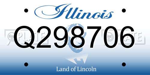 Q298706 Illinois License Plate