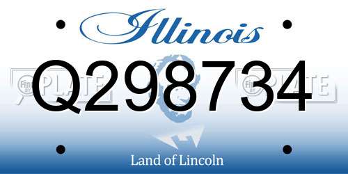 Q298734 Illinois License Plate