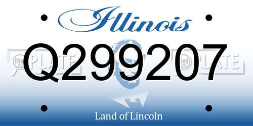 Q299207 Illinois License Plate