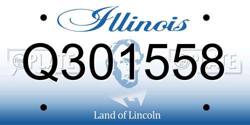 Q301558 Illinois License Plate