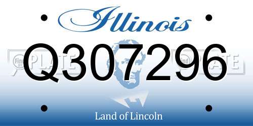 Q307296 Illinois License Plate