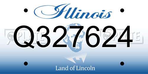 Q327624 Illinois License Plate
