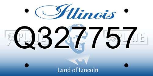 Q327757 Illinois License Plate