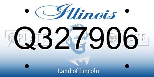 Q327906 Illinois License Plate