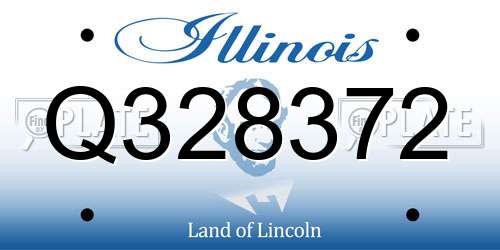 Q328372 Illinois License Plate
