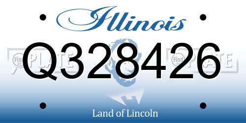 Q328426 Illinois License Plate