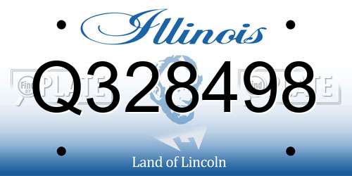 Q328498 Illinois License Plate