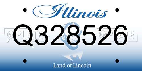 Q328526 Illinois License Plate